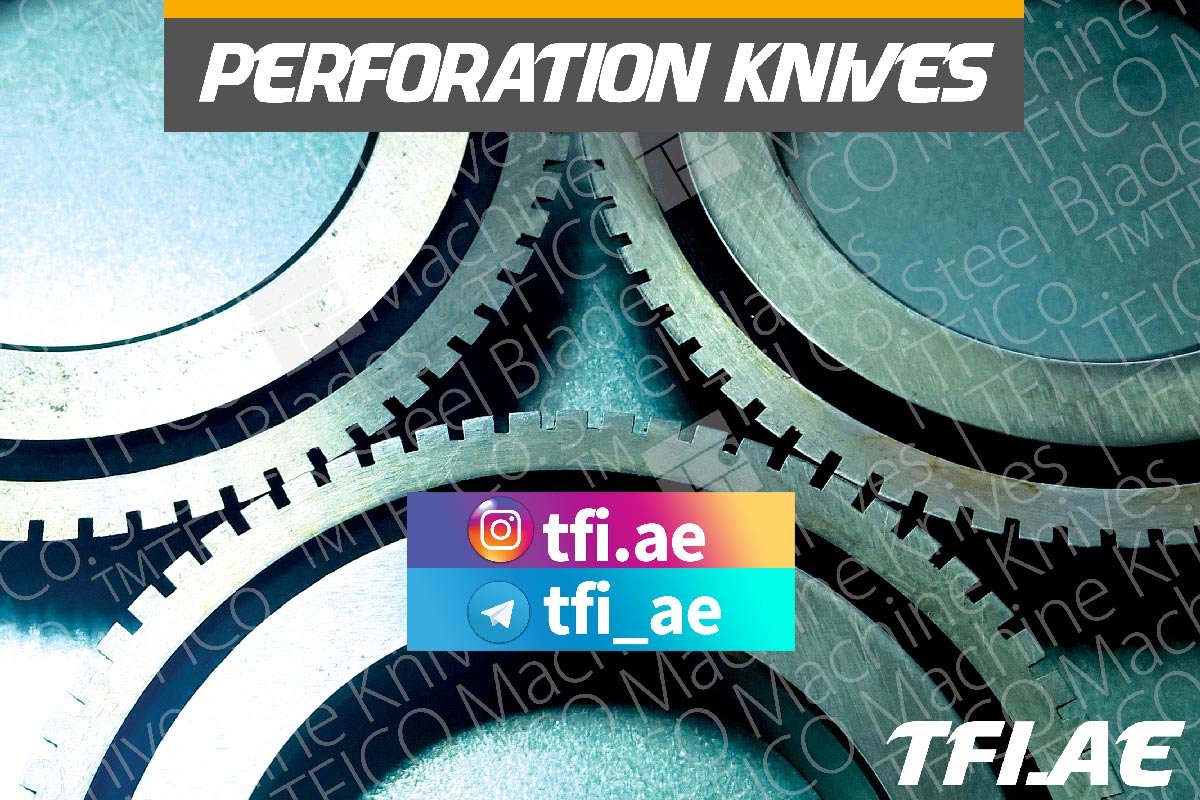 steel blade, uae, machine knives, tfico, tfi, saudi, paper working, perforation, machine, cut,