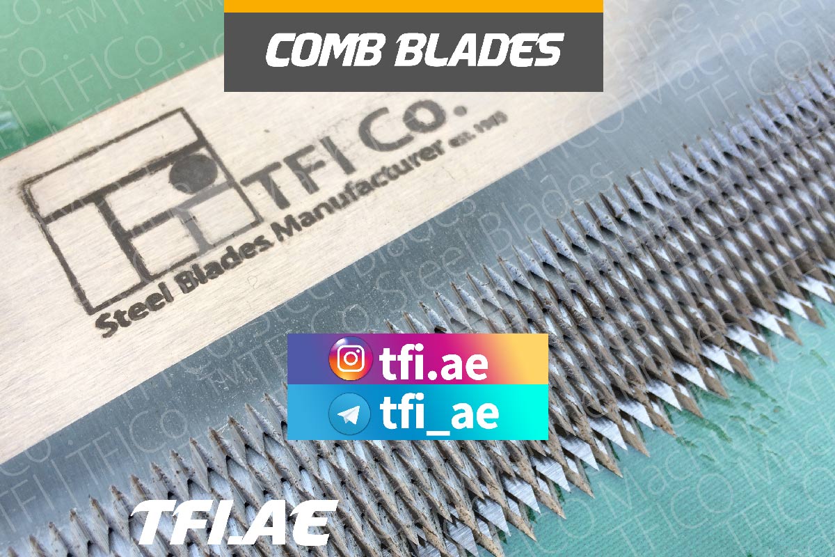 comb blade, tfico, packaging , industry, food , processing, uae, saudi , ice cream, tfi, tfi.ae, packing 