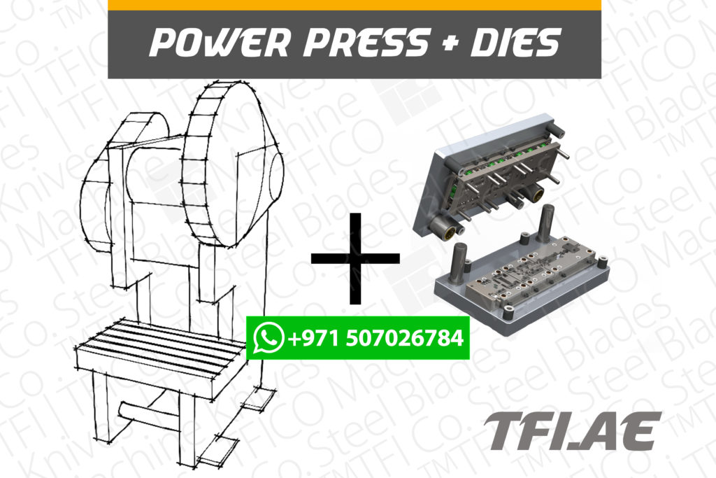 power press, machine, tfico, progressive , dies, steel , blades, heat treatment, steel alloy , saudi, ton, capacity, power, high