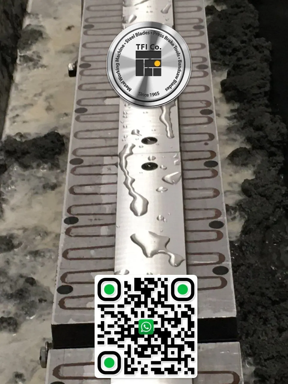Re sharpening knives for client in Abu Dhabi UAE - TFI Co Knives