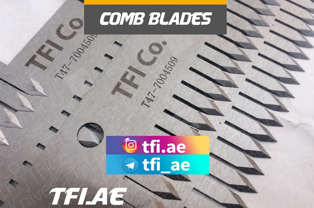Comb Blades Made by TFI