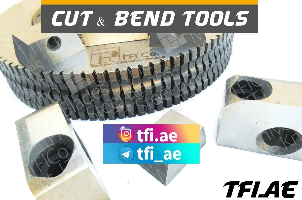 Bend And Cut Steel Blades - UAE