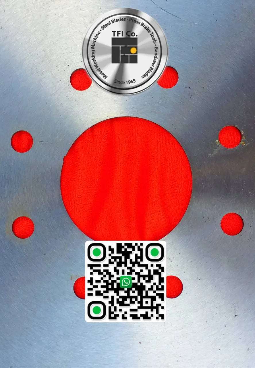 Standrad holes as per your enquiry TFI Co saw blades Saudi Arabia