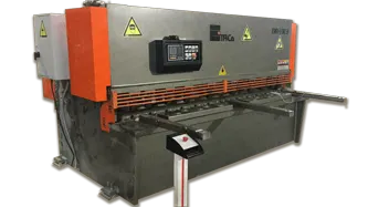 shearing machine landing