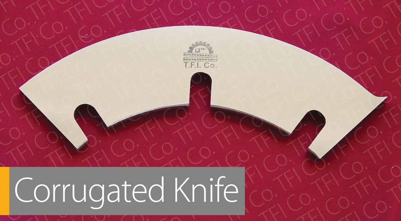 Corrugated Arc Cutting Knives - TFI Co. - UAE