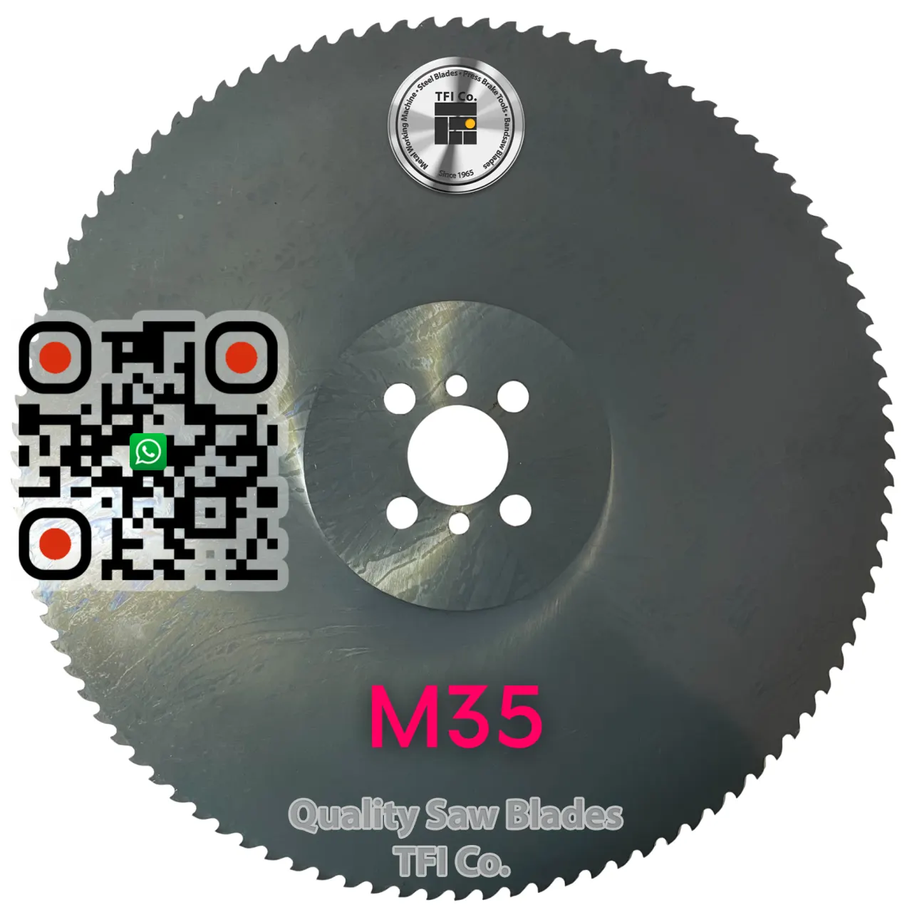 300 x 2.5 x 40 HSS M35 Co5 Cold Saw Blade UAE TFI Co.