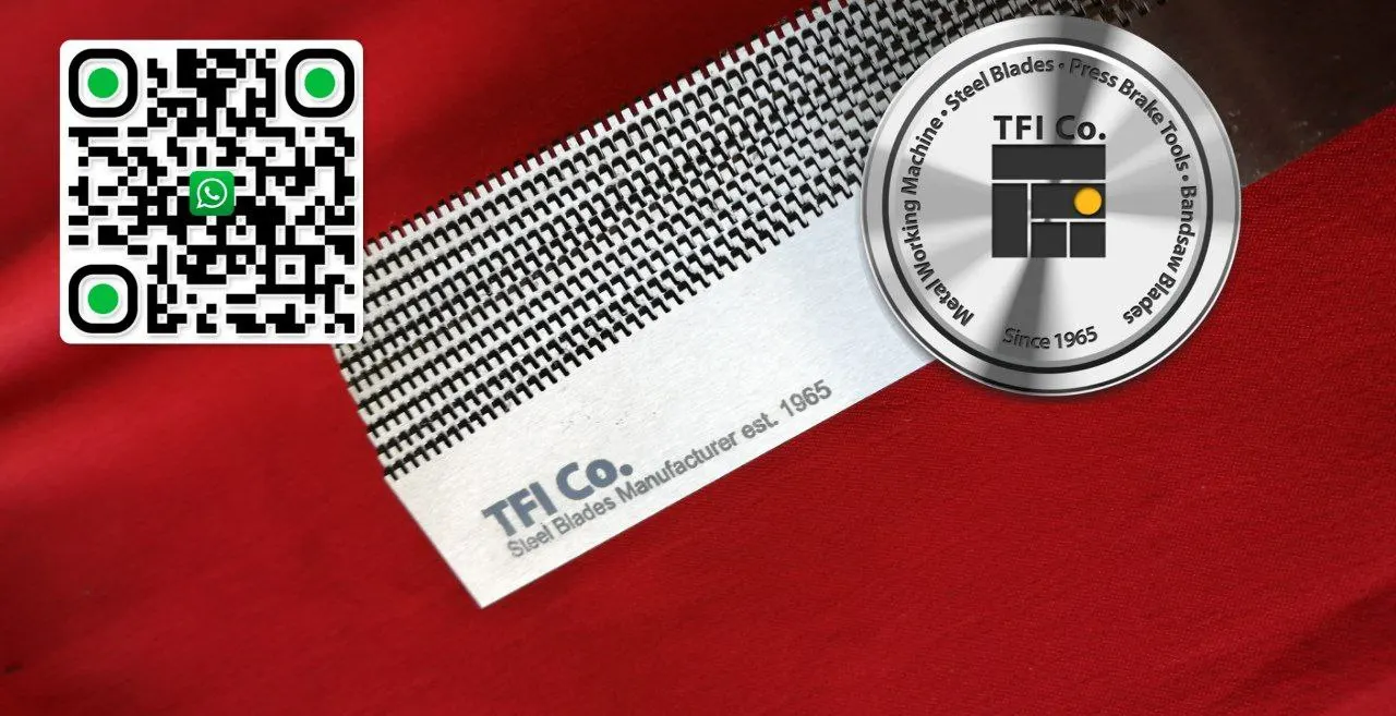 Baby dipers perforation machine knives by TFI Co.