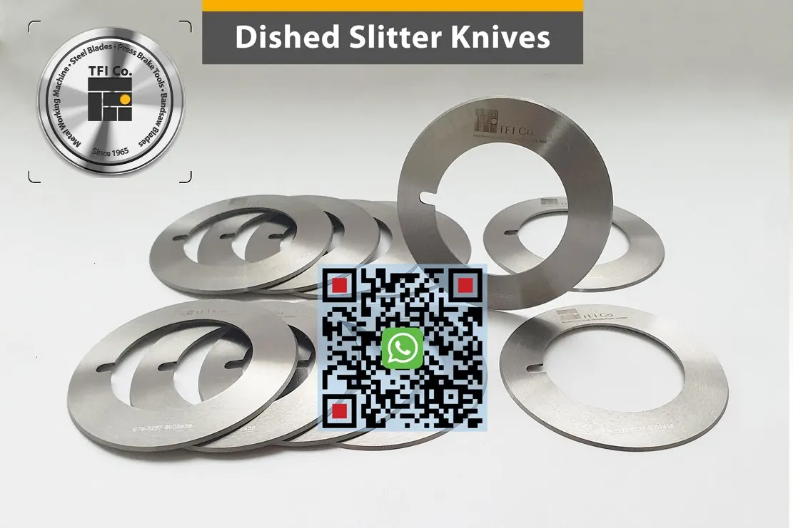 Tissue and Paper Dished Slitter Cutter Knives in standard sizes for Saudi Arabia - Jeddah - TFI Co.