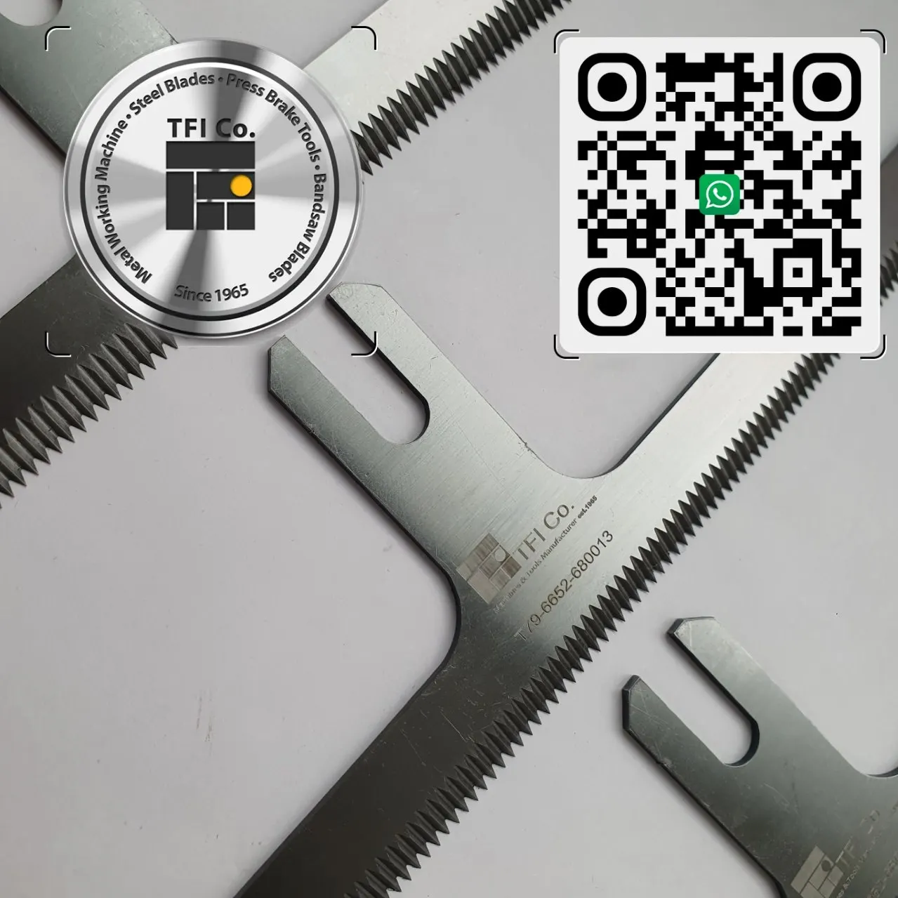 Wrapping vertical machine steel blades and come blades - TFI Co. - Oman