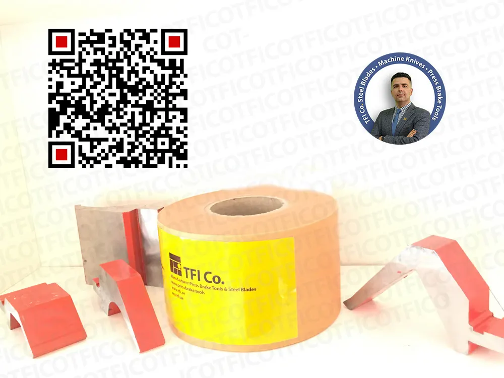 Anti-mark film for press brake tooling