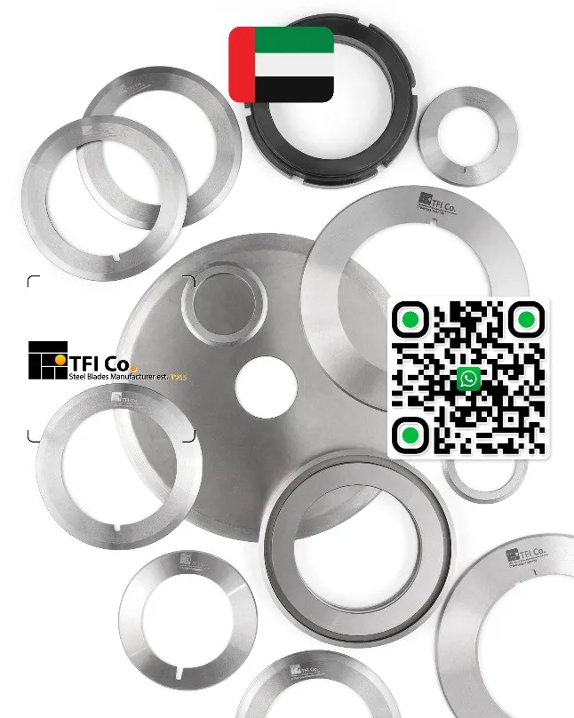 130x100x1.5mm 60° Dish Slitter Knives