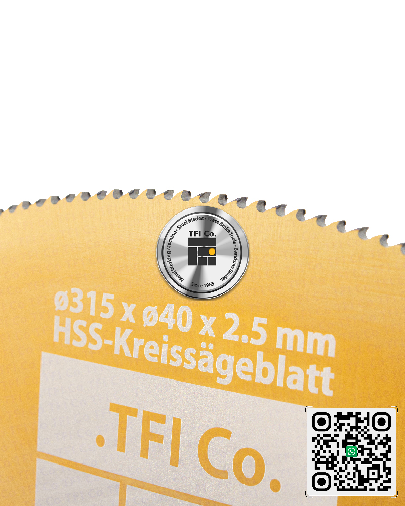 315, 40,2.5mm saw blades hss, tfico, uae, sharjah, qaatar , oman , qatar, saudi, riyadh, demmam, tfi,co, iran TIN, Kobal, cobalt