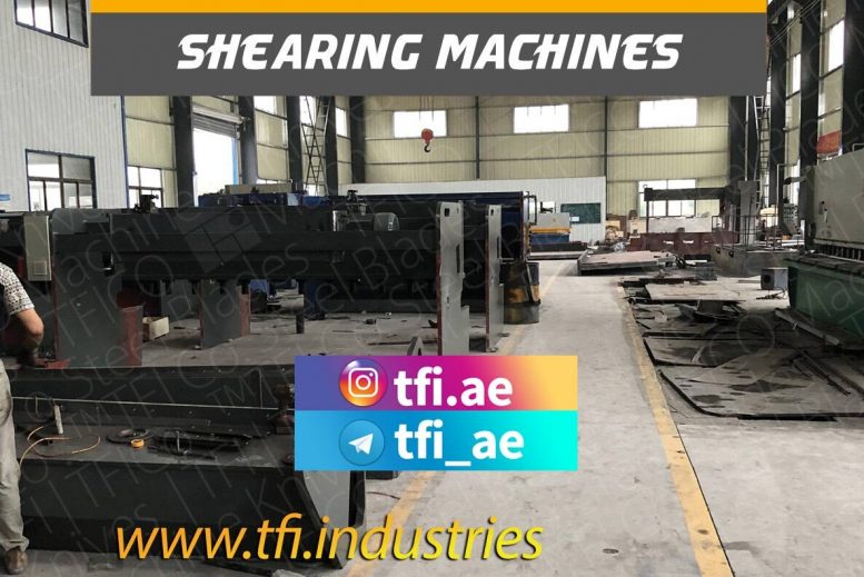 shearing, machine , uae, tfico, industries , machineries , dubai, metal working , metal work,