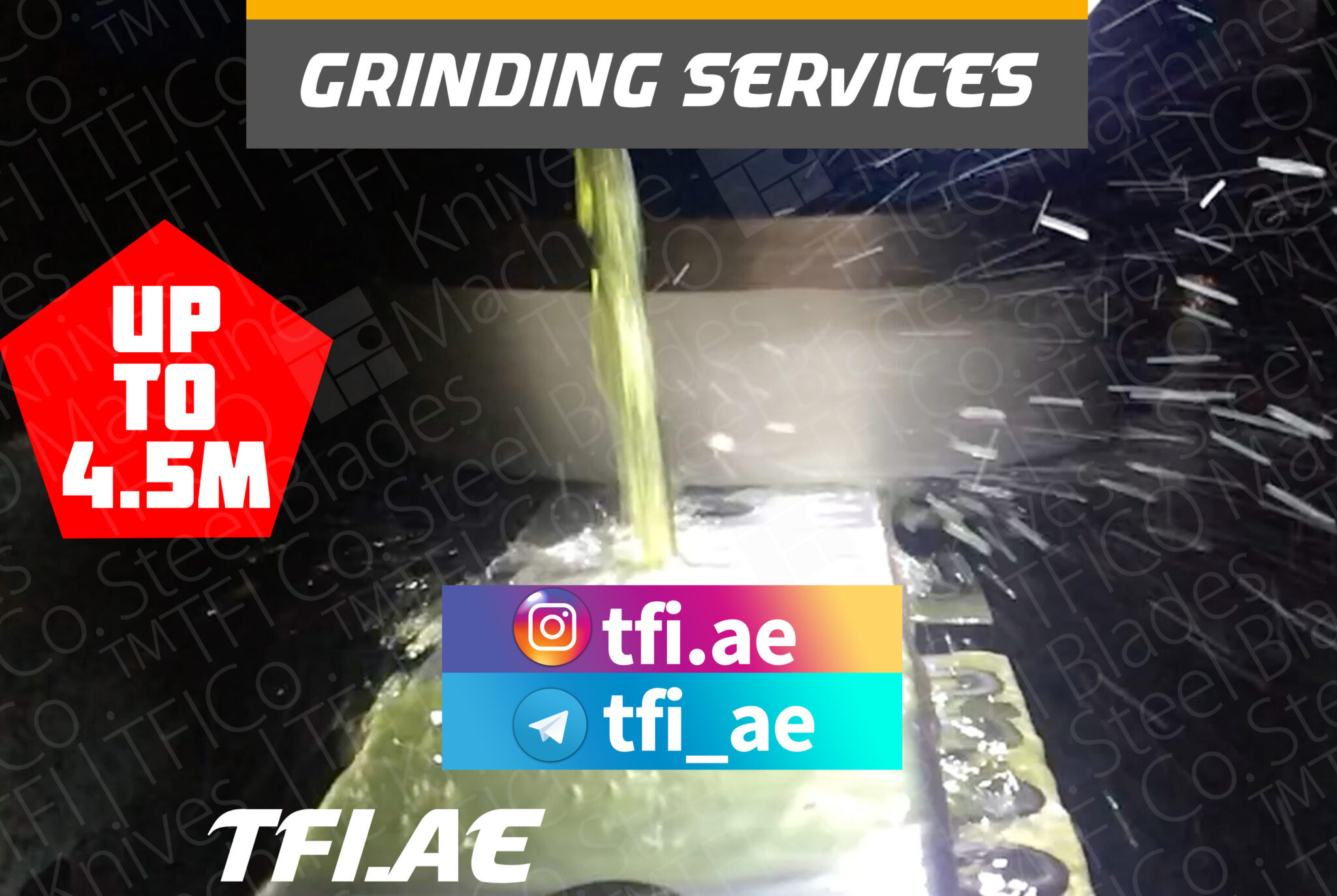 regrinding, surface grinding, grinding , re , sharpening, tools, knives, uae , saudi , oman , qatar, middle east, industrial , tfico