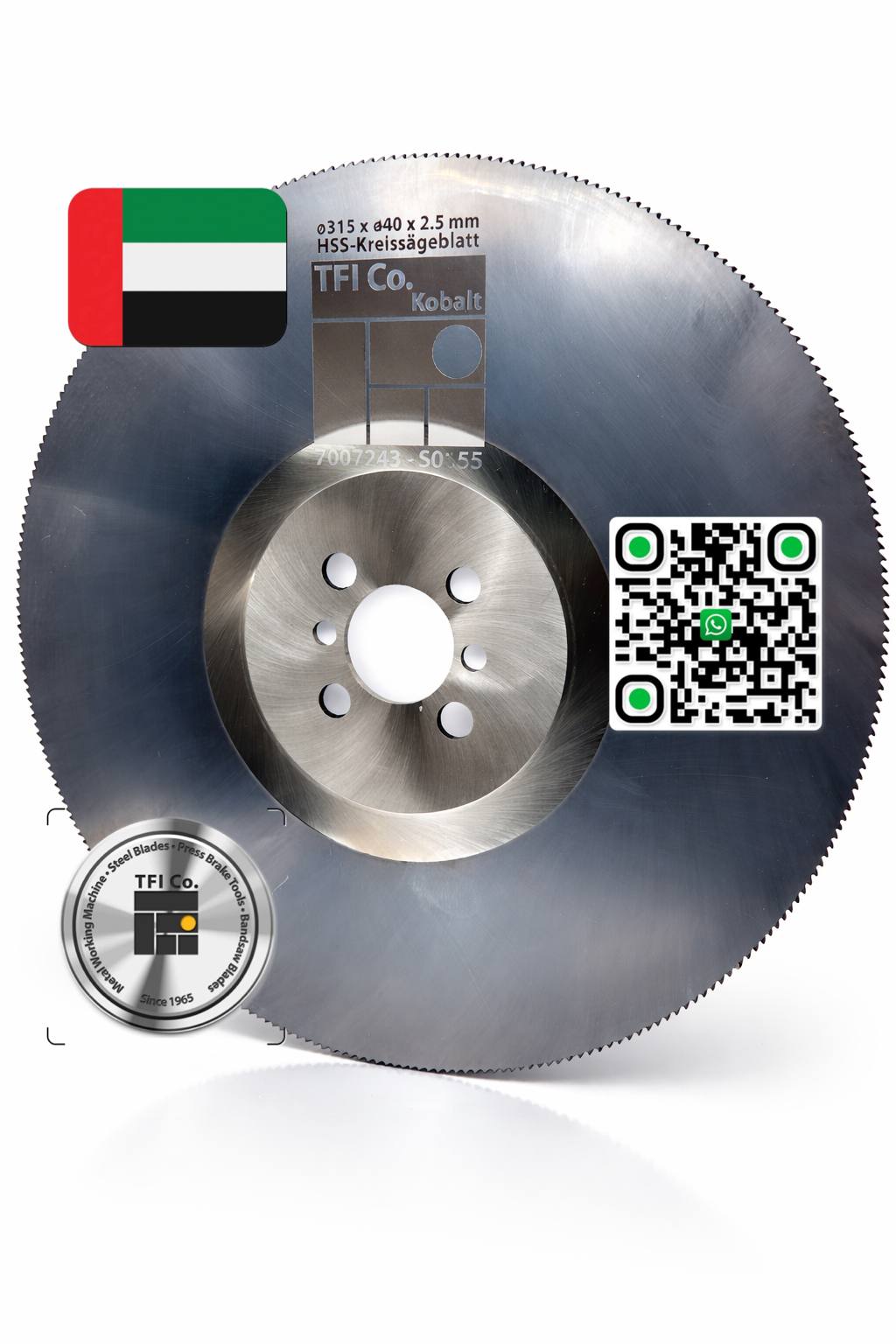 uae, saw blades, cobalt, hss, tfi co, dubai, sharjah, saw balde, cold saw blades, ras al khaimah, saudi, qatar, oman, TFICO,