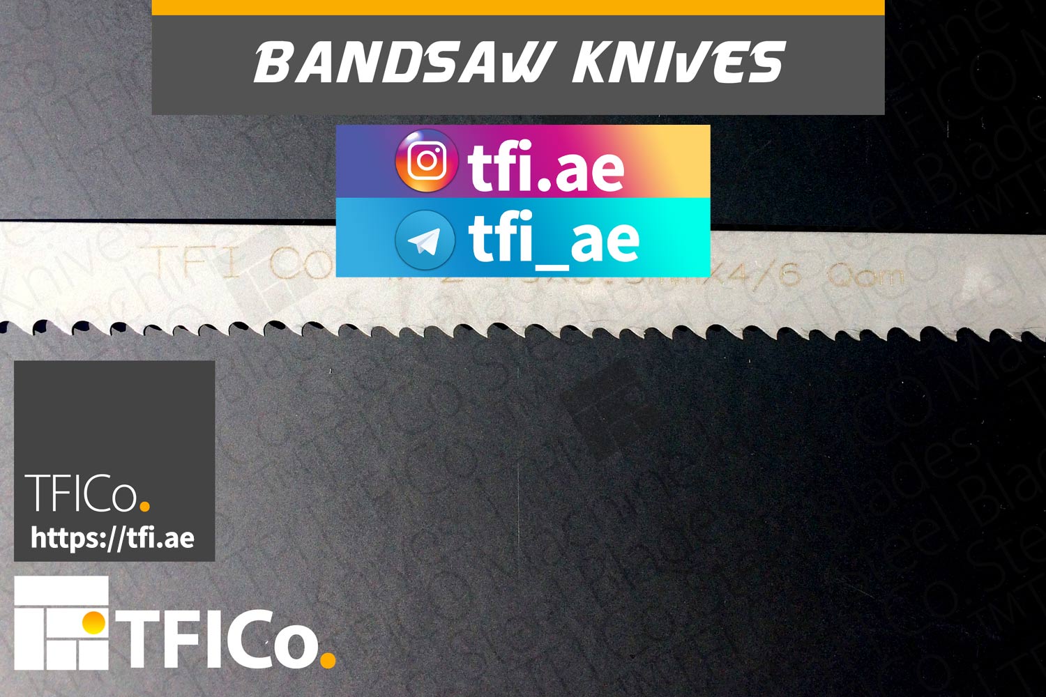 qom knives, bandsaw, dubai, kish bandsaw, tfico , uae, qatar, iran, saudi, iraq, california, tokyo, remscheid ,