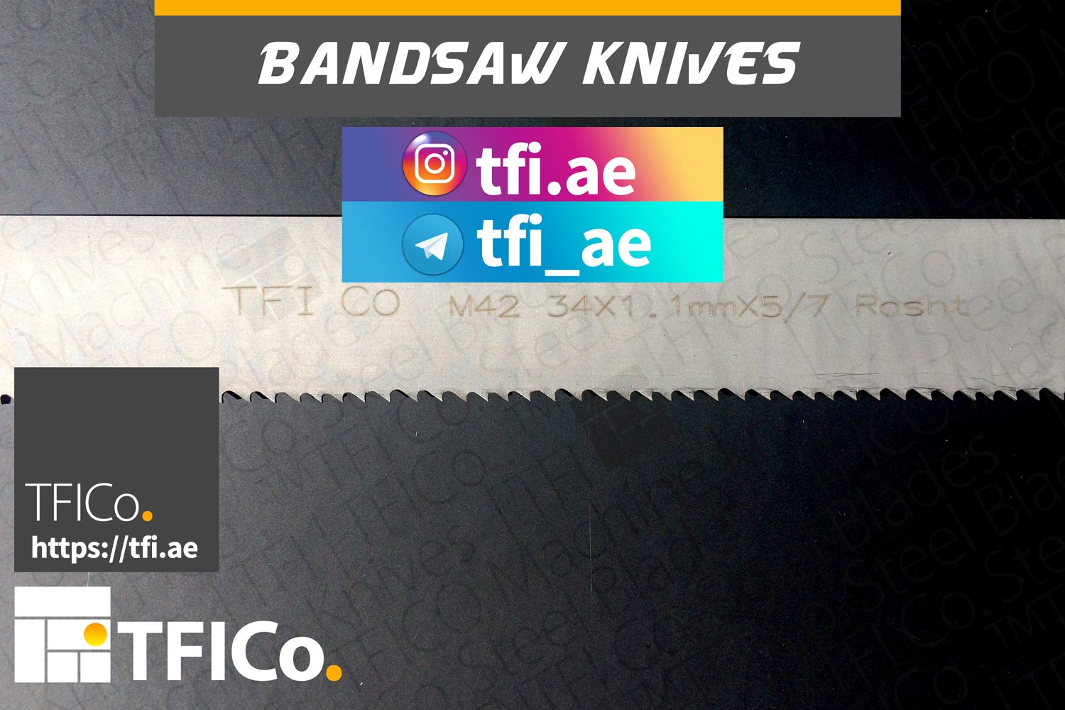 kish bandsaw, tfico , uae, qatar, iran, saudi, iraq, california, tokyo, remscheid , rasht